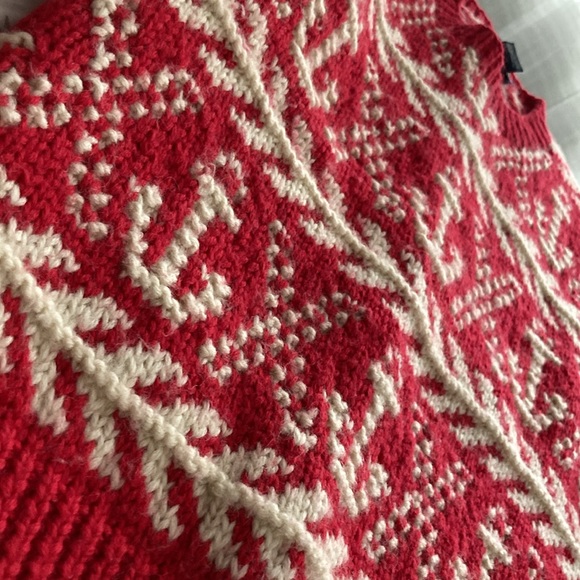 Vintage NORDSTROM hand knit marine sweater S - Picture 7 of 8